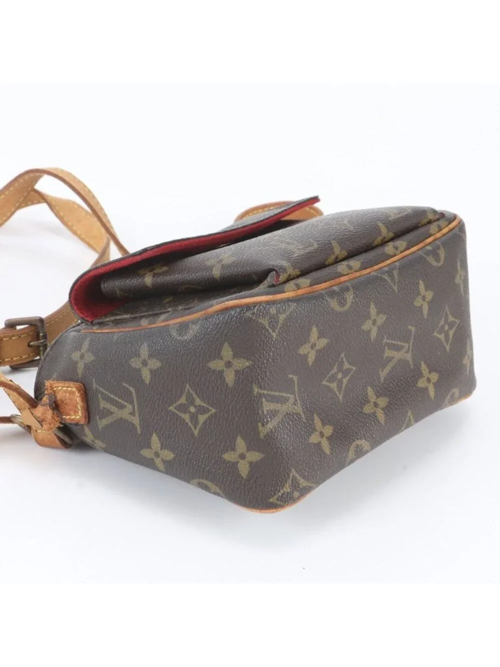 Louis Vuitton Monogram Viva-Cite PM Leather Shoulder Bag Crossbody